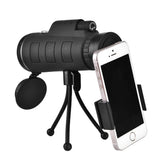 Monocular Cellphone Monocular Kit Telescope Phone Clip Tripod Bag Accessory With Lanyard 40 Times