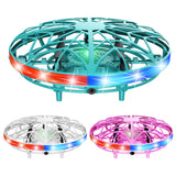 USB Rechargeable Wear Resistant RC Drone LED Light Mini Gift Kids Adults Indoor Outdoor Toy Hand Control UFO Flying Helicopter