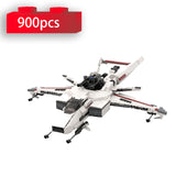 Hornet Strike Aircraftt Building Blocks P-98 Nemesis Spaceship Model Bricks Creative Hobby Toys for Children Collection Gifts
