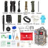 Outdoor Survival Gear First Aid Kit Emergency Kits Trauma Bag Military Full Set Tactical Molle Camping Hiking IFAK Adventures