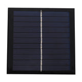 1W 5.5V Solar Cell Epoxy Polycrystalline Solar Panel+Clip For Charging 3.7V Battery System Toy LED Light Study 95*95MM