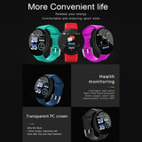 D18 1.3inch Smart Watch IP65 Waterproof Sports Smartwatch Heart Rate Sleep Monitoring Sedentary Remind Wristband Fashionable