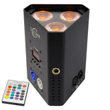 9X18W RGBWA UV Wireless DMX Uplighting Battery Operated Wifi&amp;IRC Remote Control DJ LED Par Can Wash Light Disco Wedding Uplights