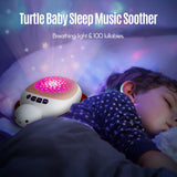 Baby Sleep Music Soother With relaxing and soothing white noise 100 lullabies Star Projector Night Light Toy for Boy Girl