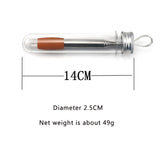 1PC Blowpip Picnic Cooking Survival Blow Fire Tube Portable Fire Starter Tube Retractable Stainless Steel Outdoor Camping Newest