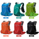 Cycling Backpack w Drinking Bladders Outdoor Running Bag Bicycle Bag Sports Vest Ultralight Riding Bag Breathable Travel Daypack