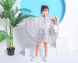 Freesmily Kids Stylish Rain Poncho Waterproof Rain Jacket Coat For Girls Boys