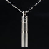 Outdoor  Alloy Whistle With Chain Light weight High Decible Titanium Emergency Cheerleading Whistle Survival Camping Ultra