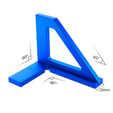 Woodworking Ruler Square Layout Miter Triangle Ruler 45 Degree 90 Degree Metric Gauge Toohr Measure Tools Woodworking Tools