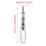 Portable English Laser Acupuncture Pen Meridian Energy Meridian Pen Magic Acupuncture Pen Body Massage Stick