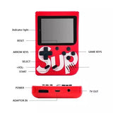 Retro Portable Mini Handheld Video Game Console 8-Bit 3.0 Inch Color LCD Kids Color Game Player Built-in 400 Games