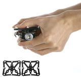 1 Pair Clipless Easily Clip-in Lightweight Mountain Bike Pedals Aluminium Alloy Adapter For Shimano And Looke