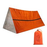 2 Person Emergency Shelter Camping Tube Emergencys Tent Outdoor Safety Survival Kit Thermal Blanket SOS Sleeping Bag Waterproof