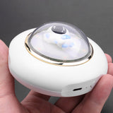 Astronaut Luminous Flying Saucer Hand Warmer Power Bank Warm Baby Rechargeable Hand Warmer Astronaut Electric Warmer