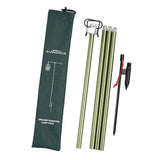SUNDICK Folding Lantern Stand Camping Lantern Stand Folding Lamp Pole For Outdoor Backpacking Hiking Picnic Traveling Fishing