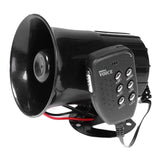 Car Warning Alarm Fire Siren Horn PA Speaker MIC Megaphone Car System 6 Styling 100W Sound Loud
