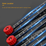 4/6 Fold Universal Angular Template Hole Locator Adjustable Tool Tiles Ceramic Fixed Angle Finder Measuring Ruler Guide Gauge