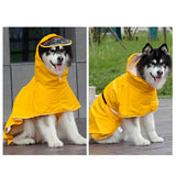 Pet Large Dog Raincoat Outdoor Waterproof Clothes Hooded Jumpsuit Cloak For Small Big Dogs Overalls Rain Coat pet supplies