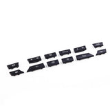 12 pcs Button Key Caps Repair Kit A/C Heater Switch Cover 61319313923 Fit for BMW 5 6 7 Series F07