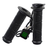 12V 22mm Motorcycle Handlebar Winter Electric Heating Grips Set Rubber Handle Waterproof ATV Scooter Handlebar Hand Warmer Kit