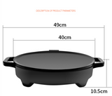 220V Electric Thick Pancake Pan Non-stick Pancake Crepe Bakig Pan Pot Barbecue Grill Electric Frying Pan EU/AU/UK/US