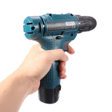 Lithium-ion Battery Cordless Screwdriver Electric Drill Hole Electrical Screwdriver Hand Driver Wrench Power Tools