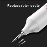 German Small White Spot Mole Pen Beauty Instrument Pen Miniature Spot Scanning Pen Tattoo Beauty Instrument Nine Gears With Blue
