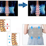 Back Support Lumbar Traction Device For Lower Back Pain Relief Portable Lumbar Traction Device With Heating Pad