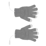 1 Pair USB Warm Gloves USB Heated Gloves Winter Warm Cotton Gloves Electric Gloves Touch Screen Mittens  Hand Warmer