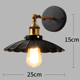 Led Wall Light Retro Loft Industrial Wall Lamp Black E27 Vintage Sconces Wall Lamp Industrial Lighting Fixture Indoor