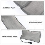 Electric Heating Full Body Massage Mat For Neck Waist Back Pain Relief Office Chair Cervical Kneading Vibrator Massager Pad Seat