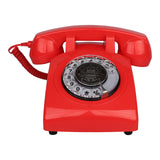 Corded Black Landline Phones for Home Old Style Antique Telephone Dial Phone With Muti-function Mini Phone Office Accessories