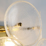 JMZM Modern Wall Lamp Round Bubble Glass Light Luxury Wall Lamp Villa Study Living Room Background Aisle Bedroom Bedside Sconces