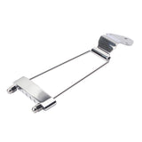 Chrome 6-String Tailpiece Bridge for Les Paul Archtop Electric Guitar Parts Accessories