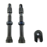 VODOOL 1 Pair Stem Presta Valve 60mm Aluminum Alloy Anti-resistance Repairing Elements for Road MTB Bike Tubeless Tire Tyre