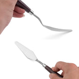 5 Pieces Painting Knives Set Stainless Steel Spatula Palette Knife Oil Painting Accessories Color Mixing Set for Canvas Acrylic