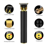 T9 Head Electric Hair Clipper Wireless Trimmer Engraving Marks Electric Scissors Trim And Push Salon Hair Cutting Scissors Trim