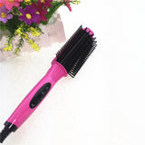 Fast Heat Curler Hair Straightener Electric Hair Comb Brush Straightening Irons Multifunction Salon Curling Tool EU Plug