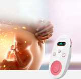 Portable Medical Fetal Doppler Detector LCD Ultrasound Baby Heart Rate Monitor Pregnant Vascular Sensor Detective Machine Device