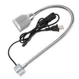 AC 110-220V 7W LED Sewing Machine Light Flexible Gooseneck Work Lamp With Magnet Base For Workbench Lathe