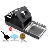 Multi-functional Soldering Iron Stand Holder Zinc Alloy Stable Welding Solder Iron Tips Station with Insulation Pad