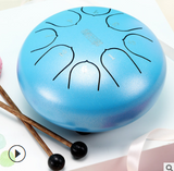 6 Inch Steel Tongue Drum 8 Tune Hand Pan Drum Tank Drum With Drumsticks Carrying Bag Percussion Instruments