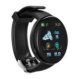 D18S Smart Bracelet BT4.0 Color Screen Sports Pedometer Round Blood Pressure Heart Rate Monitor Waterproof SmartWatch HOT SALE