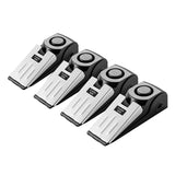 Door Stop Alarm, Door Stop Security Tool With 120DB Security Alarm, Perfect For Travel, (4 Pack)