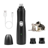 Rechargeable Pet Dog Nail Clippers Painless Dog Nail Grinders USB Charging Cat Paws Cutter for Nail Grooming Trimmer Tools