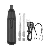 NANWEI 3.6V Cordless Screwdriver with Slotted Cross Screw Bit Hand Tool Electric Screwdriver USB Rechargeable Screw Driver