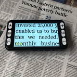 5inch LCD Display Low Vision Video Magnifier Portable  Reading Magnifier Electronic Reading Aid  Handheld  TV Output Voice