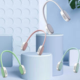 3 Types Summer Air Cooling Neck Fan Leafless Hanging Neck Fan Bladeless Ventilator USB Rechargeable Neckband Fans Air Cooler