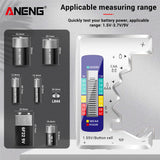 LCD Display Universal Digital Battery Capacity Meter Tester Card Type Power Tester Power Detector ABS Plastic