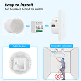 16A Tuya Wifi Mini DIY Smart Switch Led Light Smart Life Push Module Support 2 Way Voice Relay Timer Work With Google Home Alexa